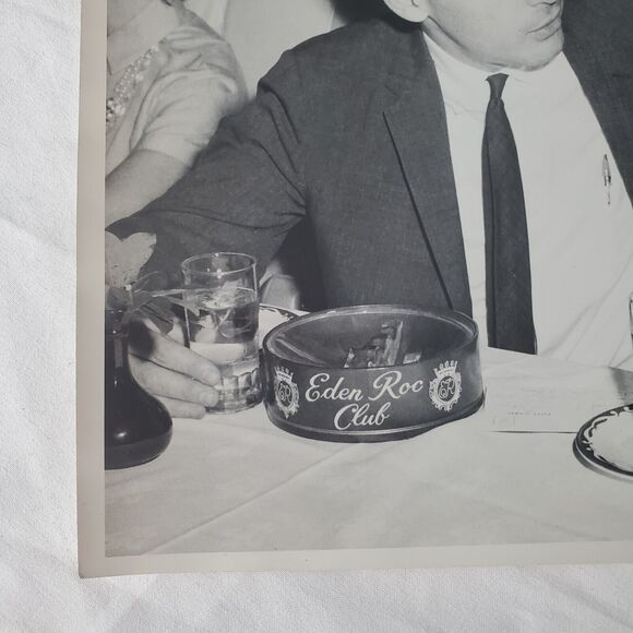 Eden Roc Club 8x10 Photo B&W Vintage Hollywood Couple? - Picture 9 of 9